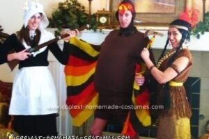 Ideas de disfraces grupales de Halloween «Plymouth Rock» (Turquía, peregrino e indios)