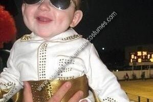 Un genial disfraz de Elvis para bebé que puedes hacer tú mismo